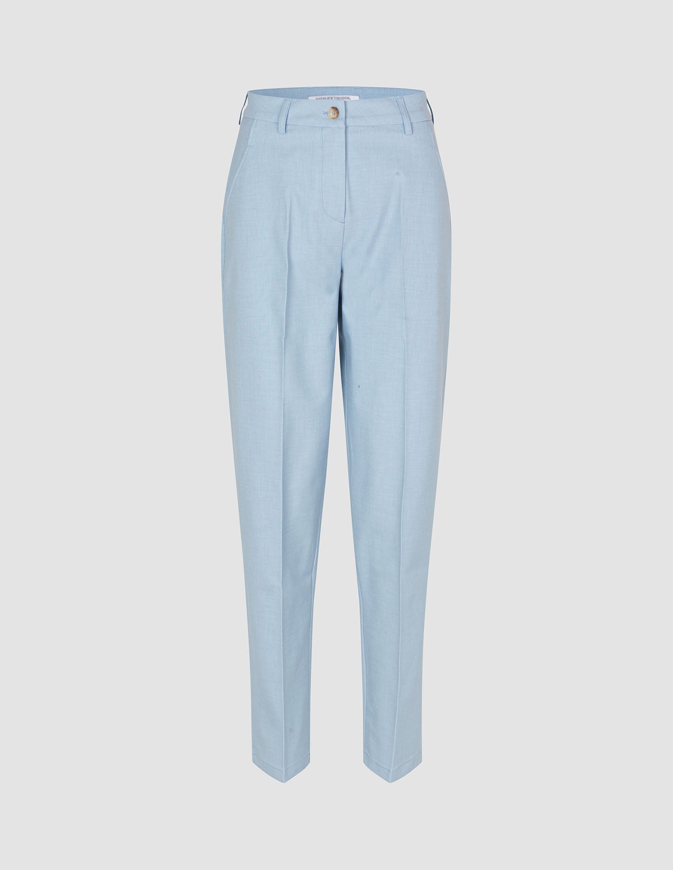 Essential Pants Tapered Sky Blue Melange